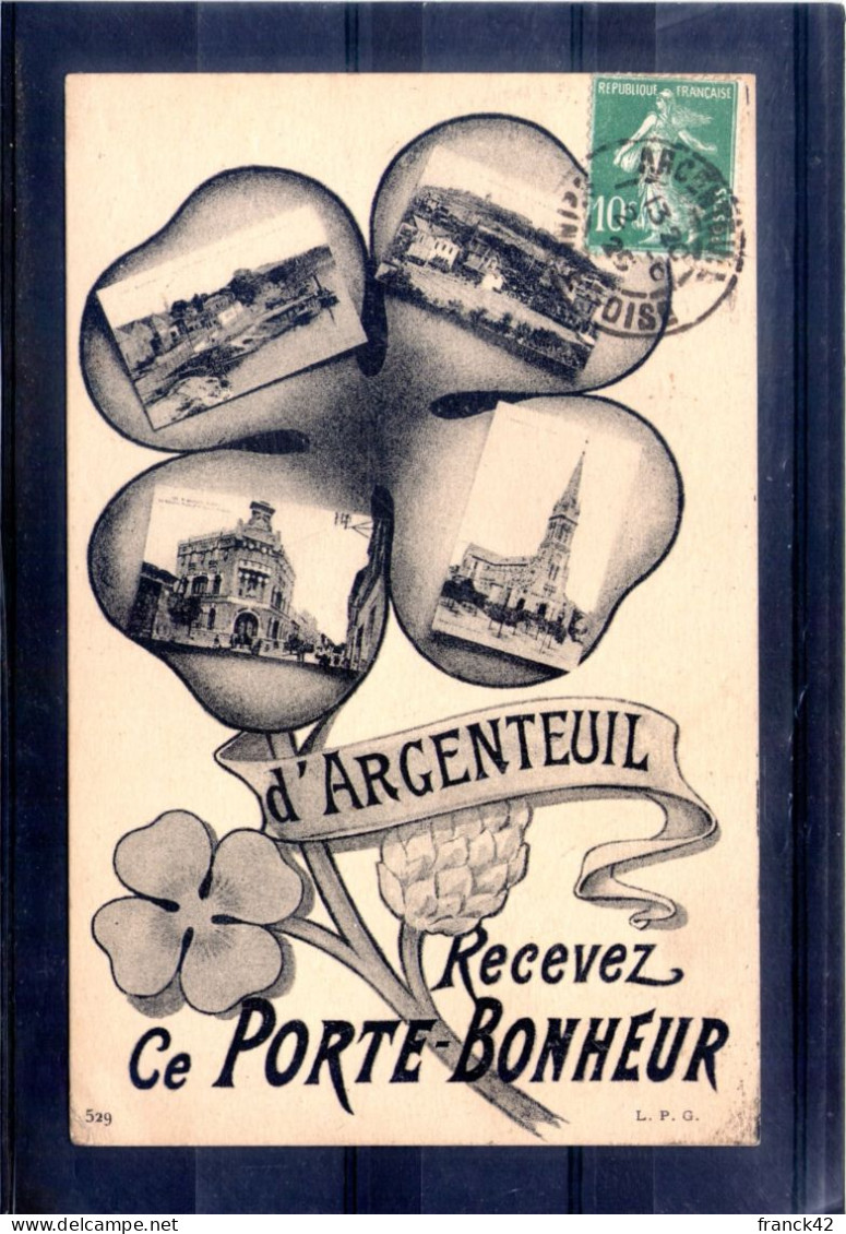 95. D'argenteuil Recevez Ce Porte Bonheur - Argenteuil