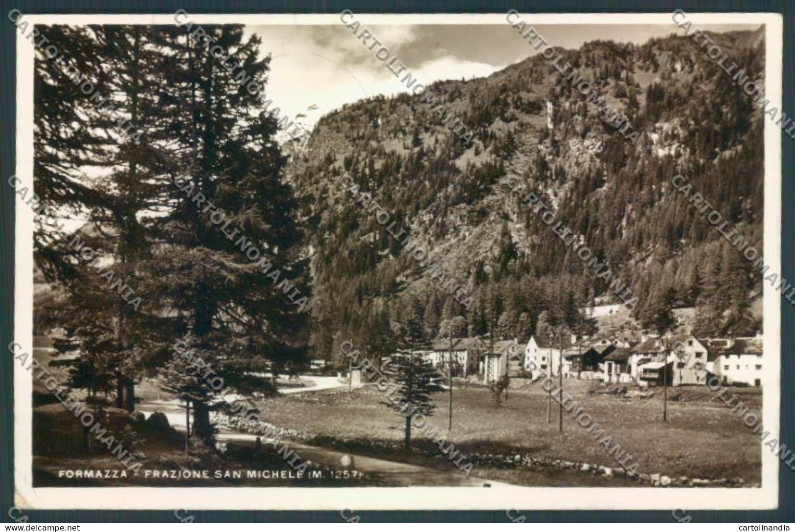 Verbania Formazza San Michele PIEGHINA Foto Cartolina ZQ8313 - Verbania