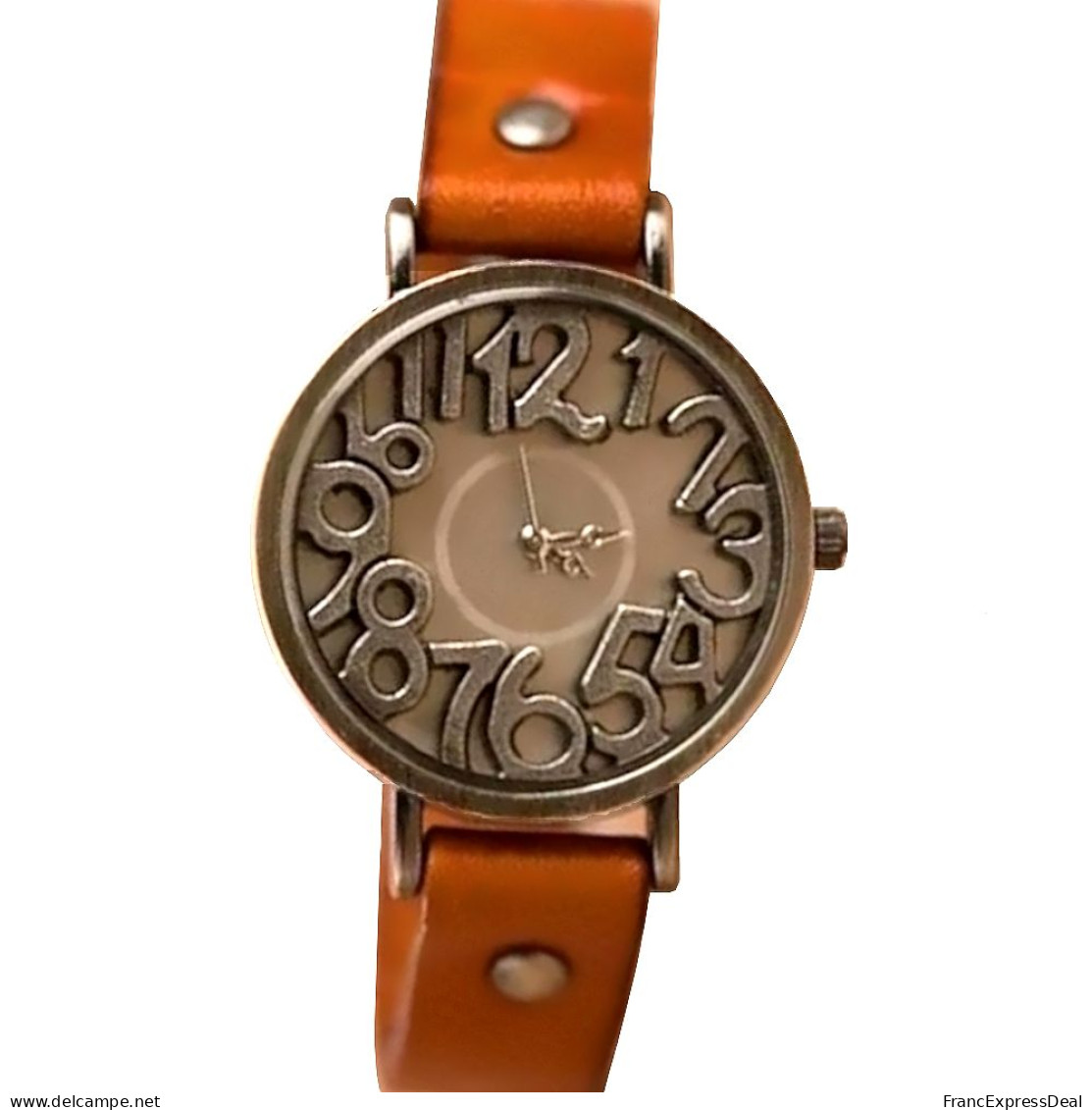 Montre à Quartz NEUVE - Modèle Femme Gros Chiffres En Relief - Moderne Uhren