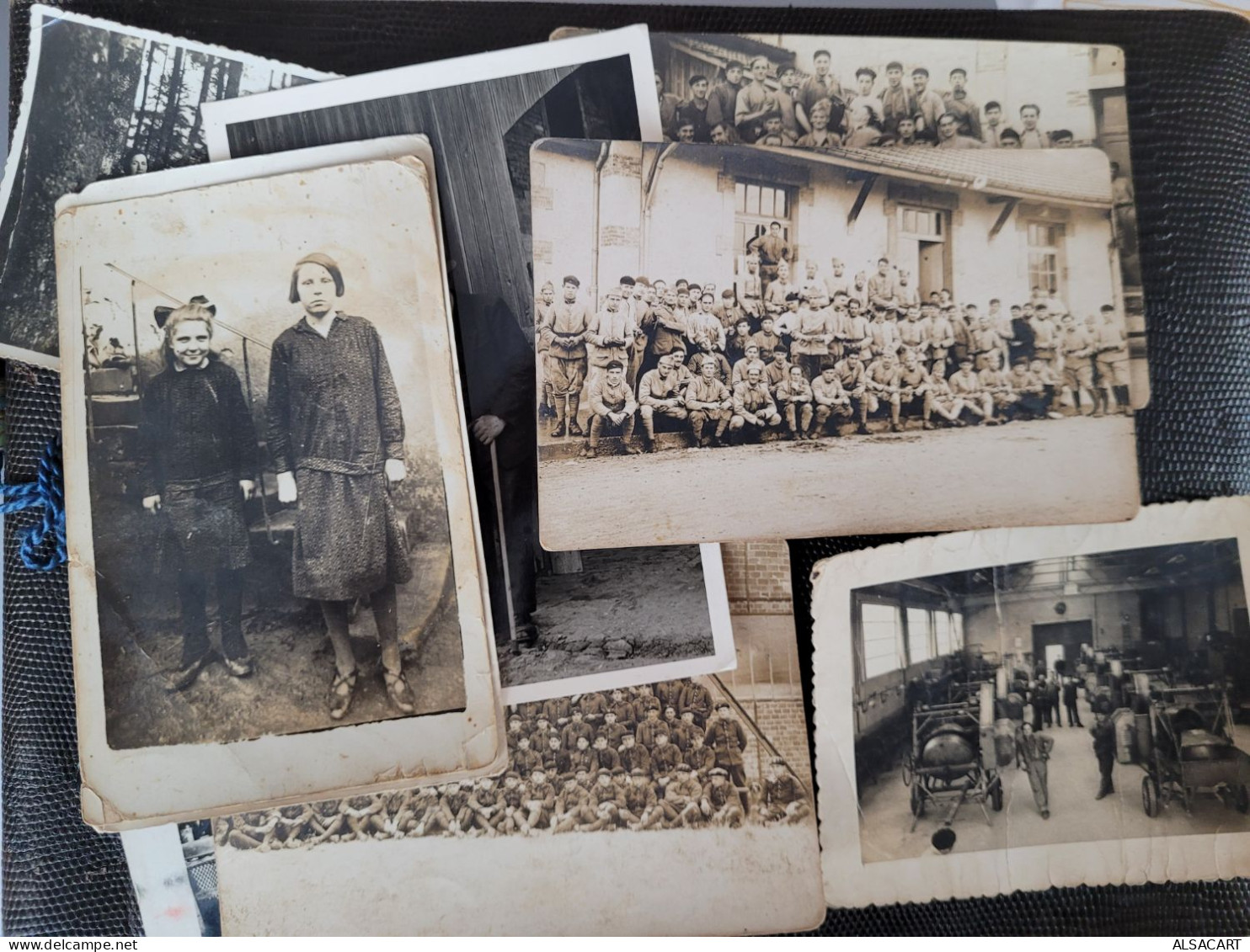 album photo de famille region alsace , vosges du nord , plus petite archive de cartes photo militaire