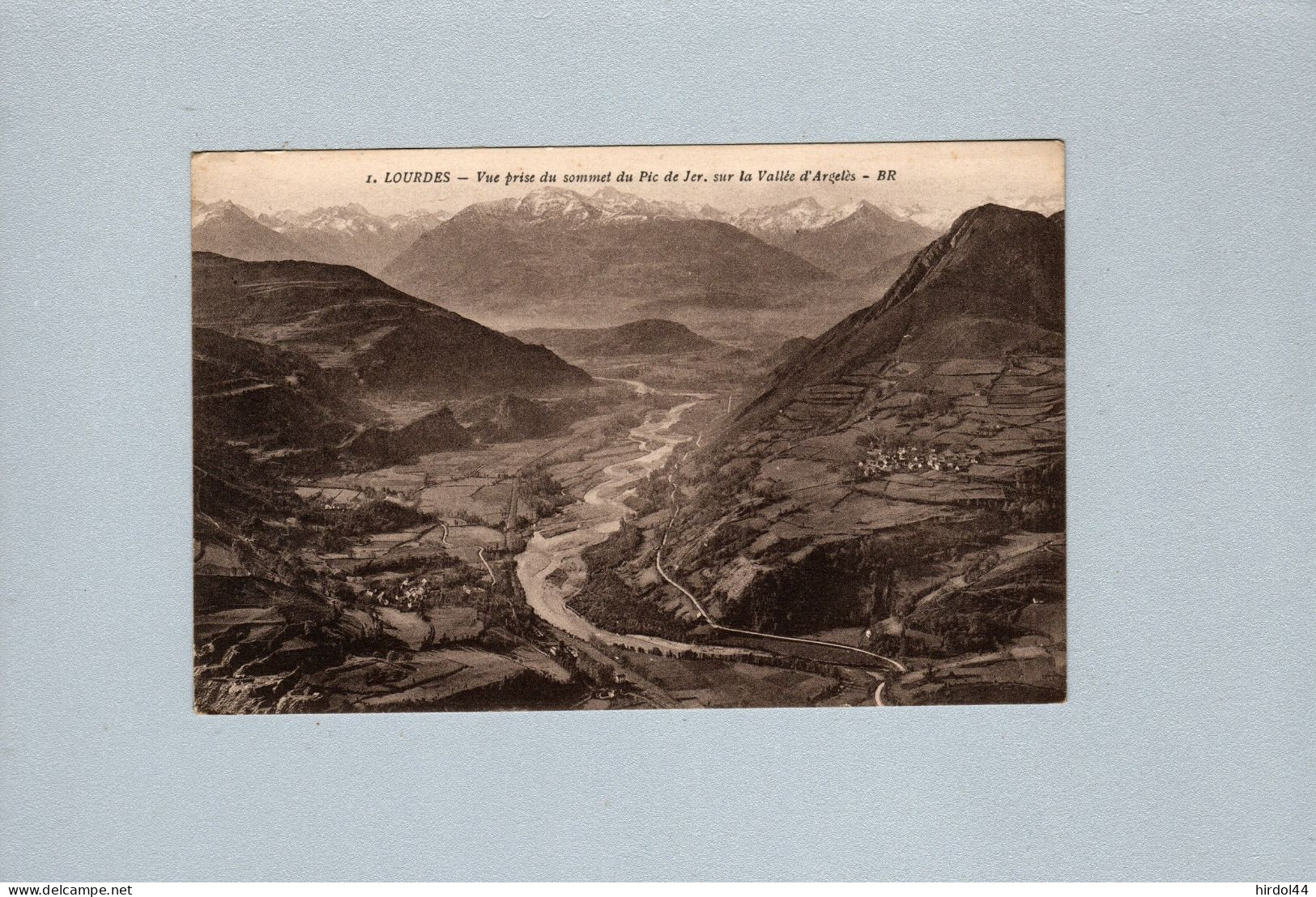 Lourdes (65) : Vue Prise Du Sommet Du Pic De Jer Sur La Vallée D'Argelès - Lourdes