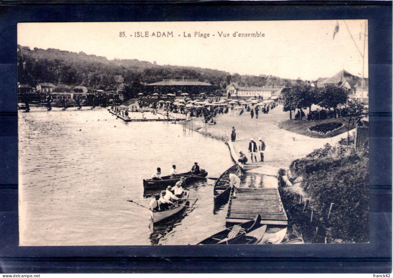 95. L'isle Adam. La Plage. Vue D'ensemble - L'Isle Adam