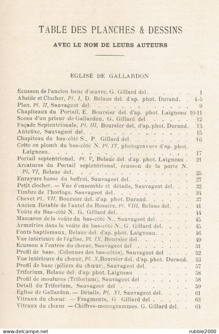 1899 GALLARDON SON EGLISE PAROISSIALE SES CHAPELLES NOTICE ILLUSTREE DE 22 GRAVURES ET NOMBREUSES VIGNETTES - Centre - Val De Loire