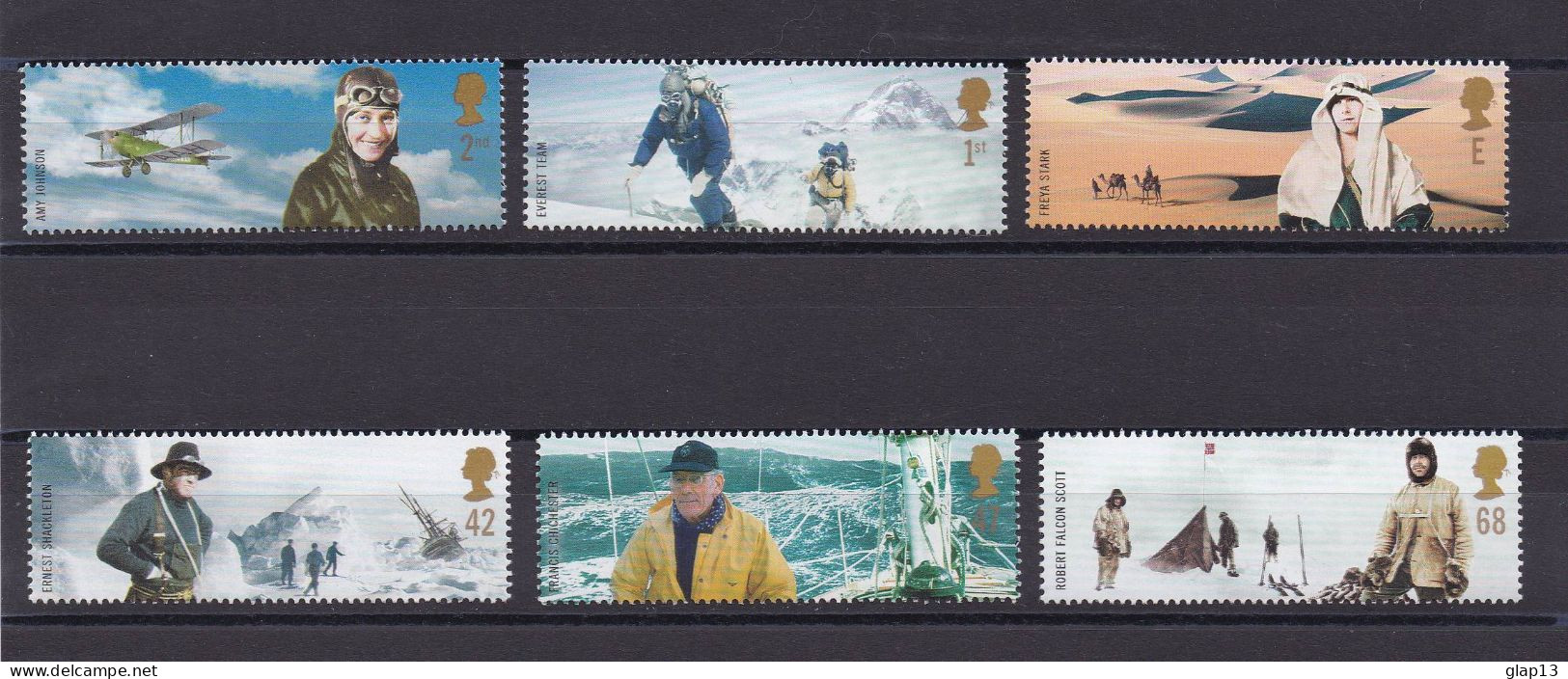 GRANDE-BRETAGNE 2003 TIMBRE N°2428/33 NEUF AVEC CHARNIERE PERSONNALITES - Nuovi