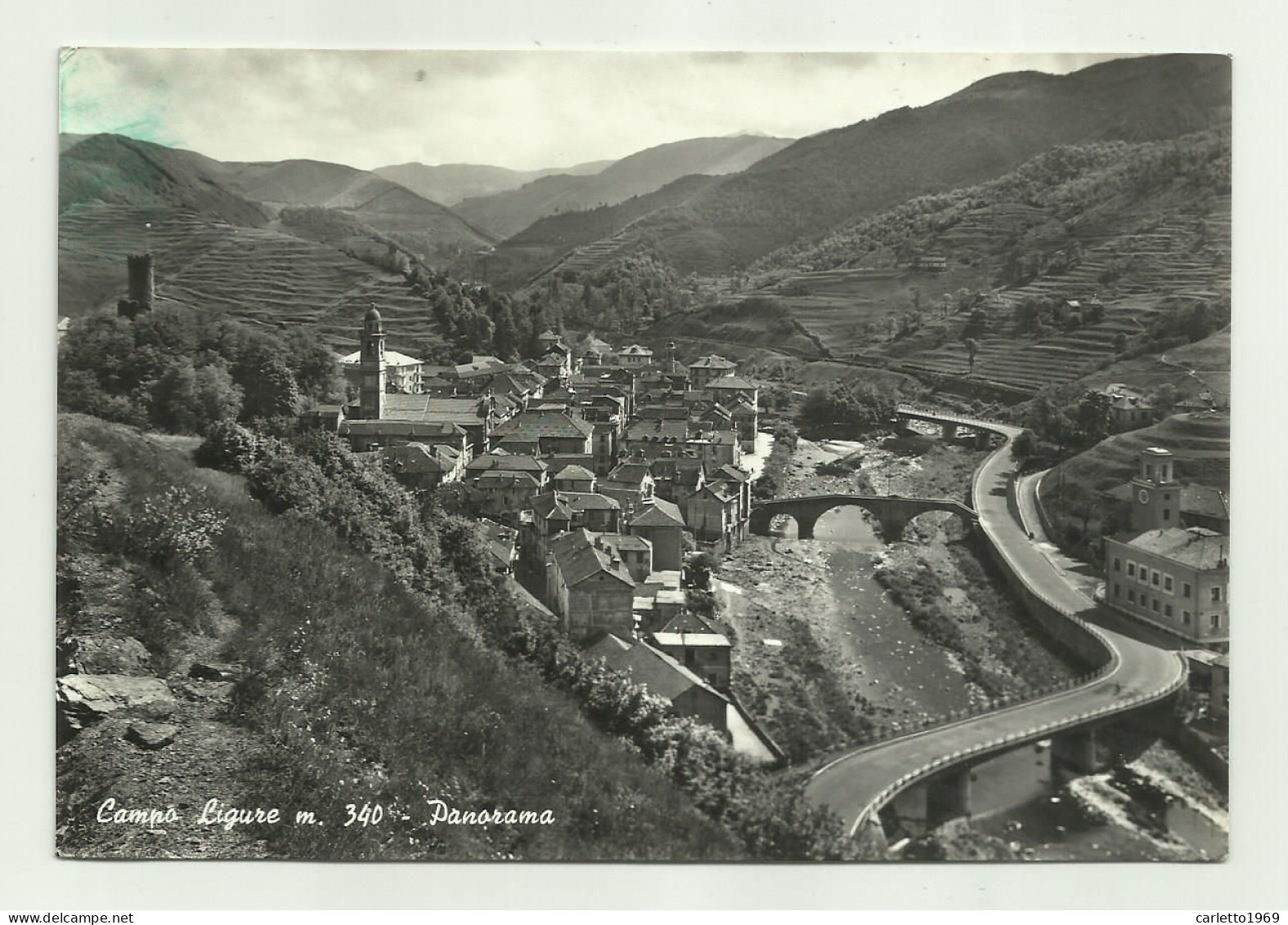 CAMPO LIGURE - PANORAMA   -VIAGGIATA FG - Genova (Genoa)