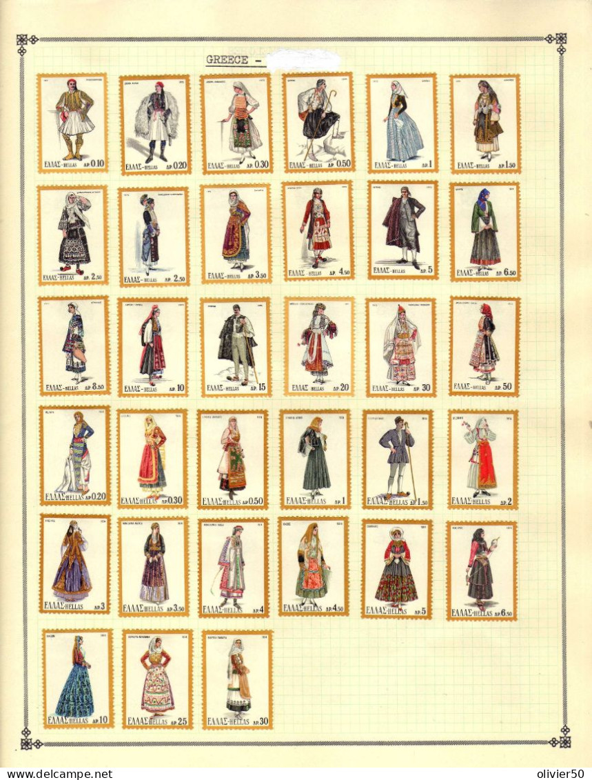 Grece -  Costumes Regionaux - Neufs* - MLH - Unused Stamps