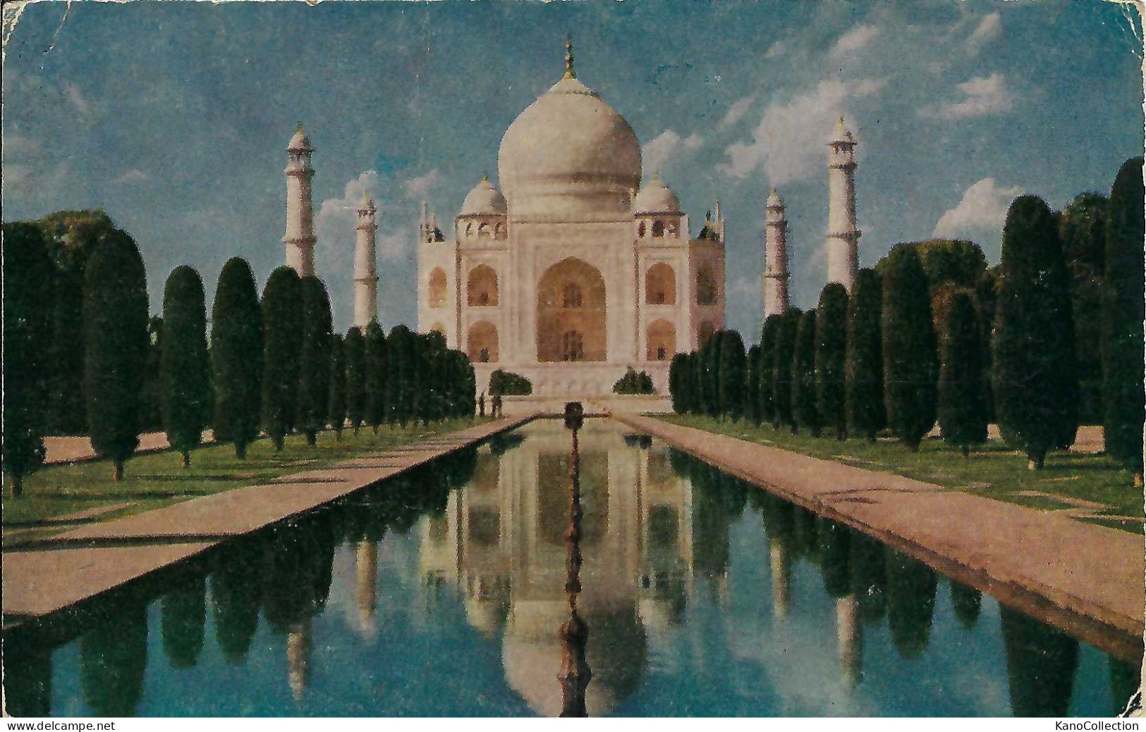 Agra, Taj Mahal, Gelaufen 1964 - Indien