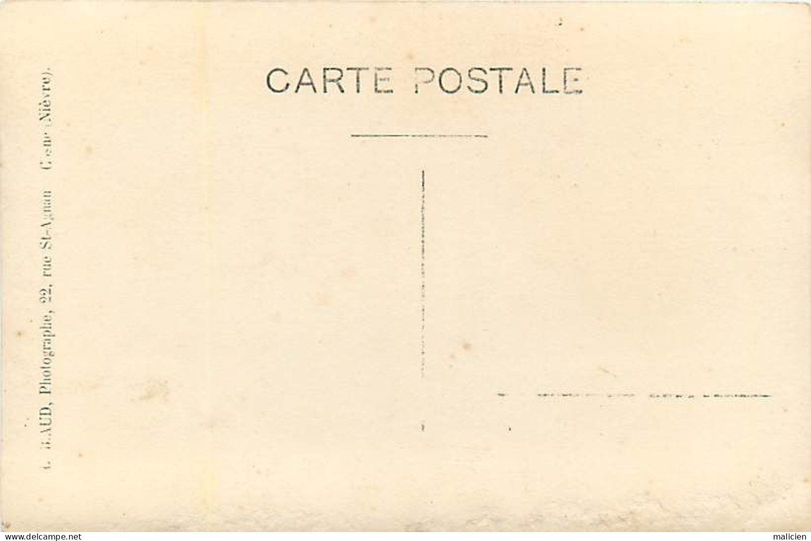 - Nièvre - Ref-B560- Carte Photo Conscrits - Conscrit - Photographe Baud - 22 Rue St Agnan - Cosne - - Cosne Cours Sur Loire