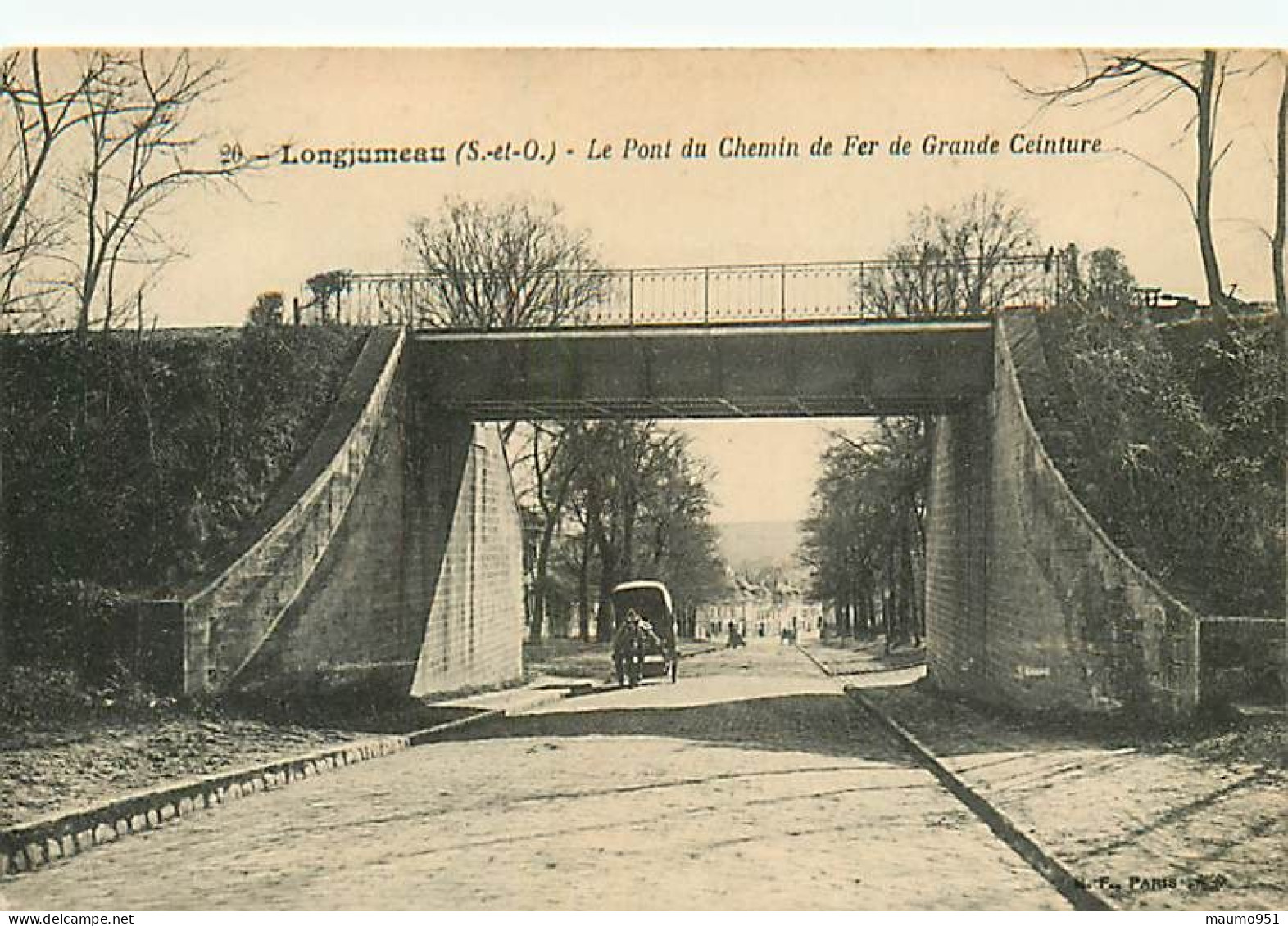 91 LONGJUMEAU - LE PONT DU CHEMIN DE FER DE GRANDE CEINTURE - Longjumeau