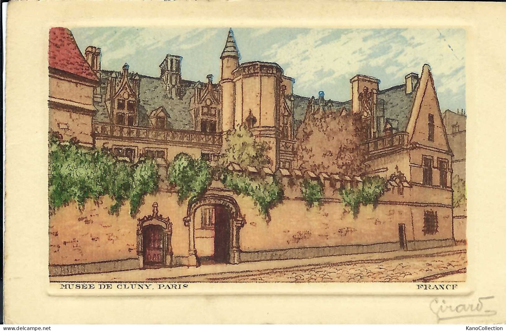 Paris, Musée Du Cluny, Illustration, Rückseite Unbedruckt Leer, Nicht Gelaufen - Andere Monumenten, Gebouwen