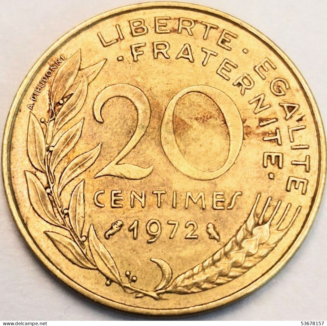 France - 20 Centimes 1972, KM# 930 (#4258) - 20 Centimes