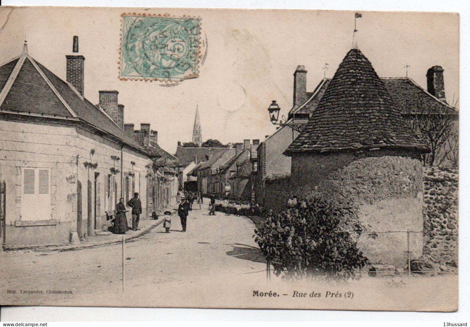 Carte Postale Ancienne Morée - Rue Des Prés (2) - Moree