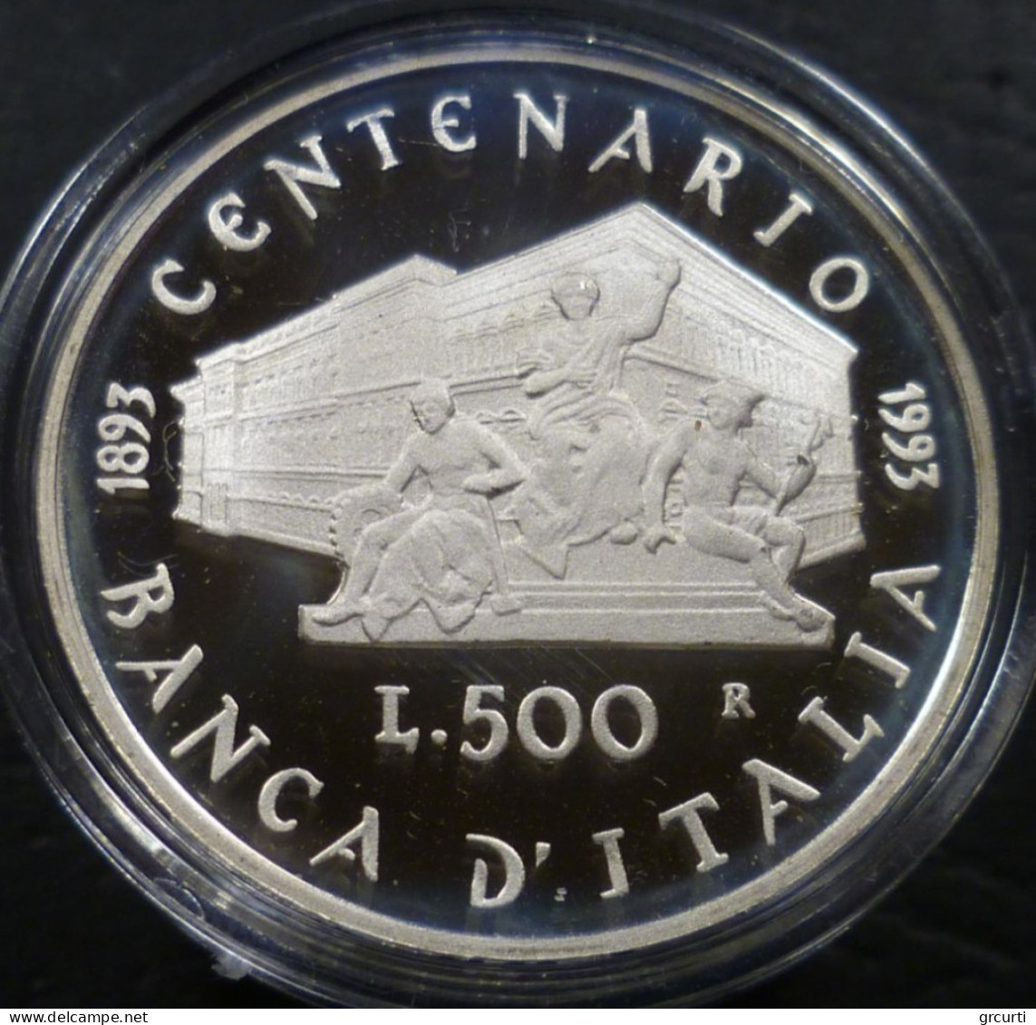 Italia - 500 + 200 + 100 Lire 1993 - 100° Banca D'Italia - 500 Lire