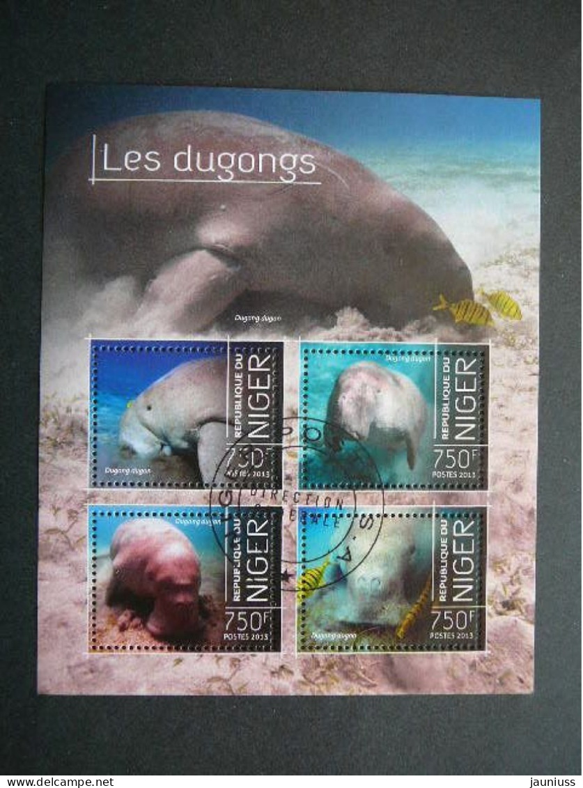 Dugongs # Niger 2013 Used S/s #817 - Autres & Non Classés