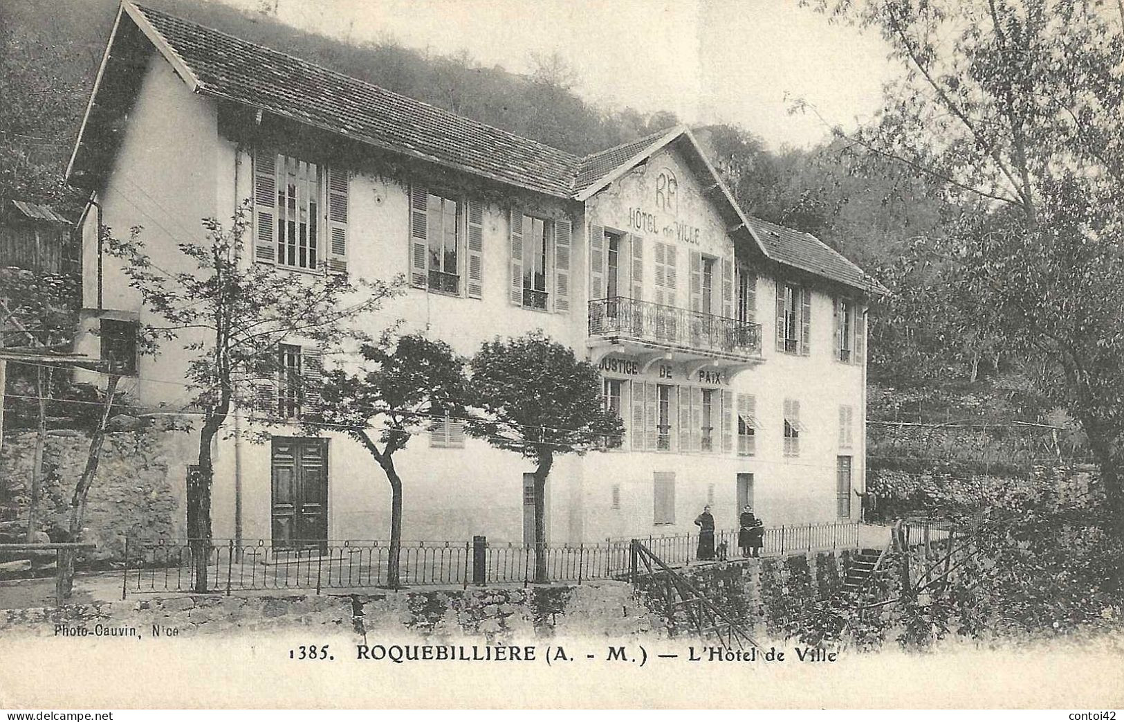 06 ROQUEBILLIERE HOTEL DE VILLE ALPES MARITIMES - Roquebilliere