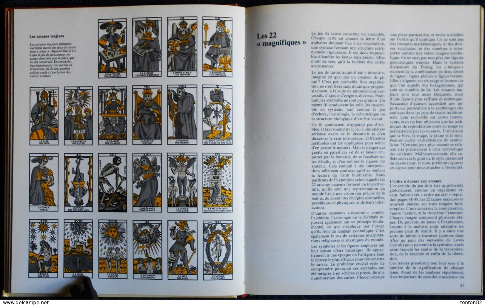 Alessandro Bellenghi - Le Livre de la CARTOMANCIE - ( 1987 ) .