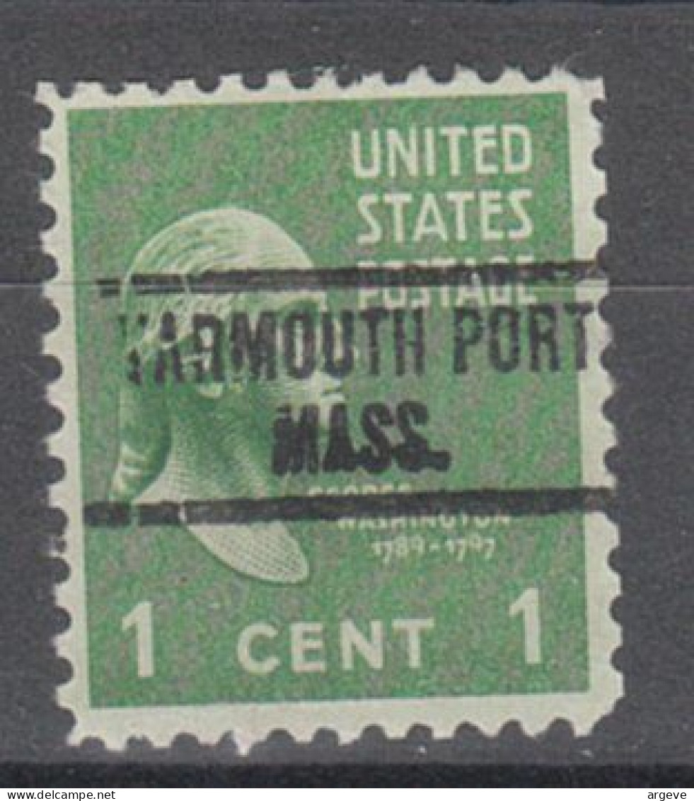 USA Precancel Vorausentwertungen Preo Locals Massachusetts, Yarmouth Port 734 - Vorausentwertungen