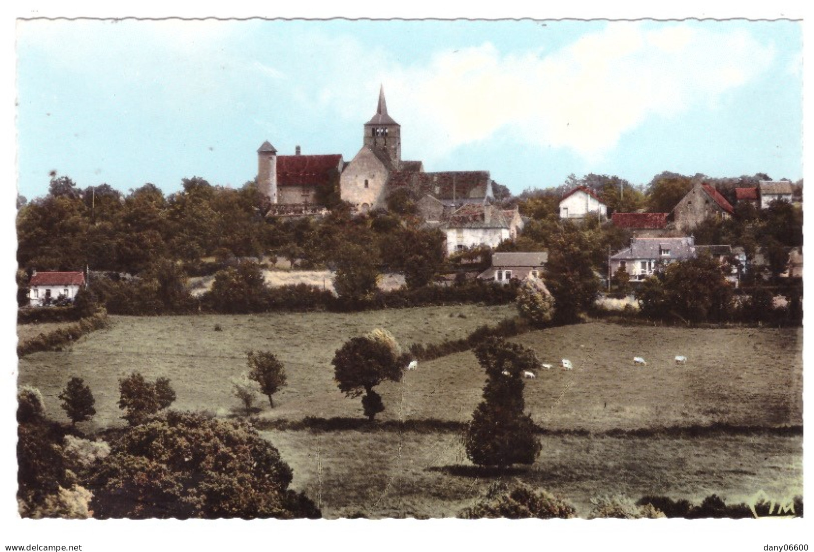 MOULINS ENGILBERT - L'Eglise De Commagny (carte Photo) - Moulin Engilbert