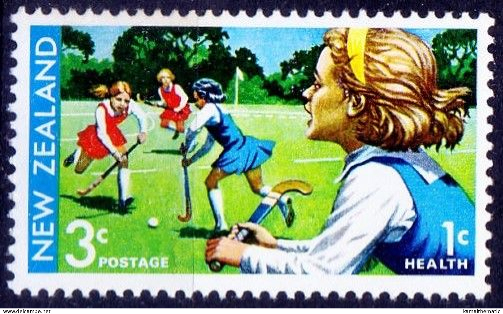 New Zealand 1971 MNH, Women's Hockey, Sports - Hockey (Veld)