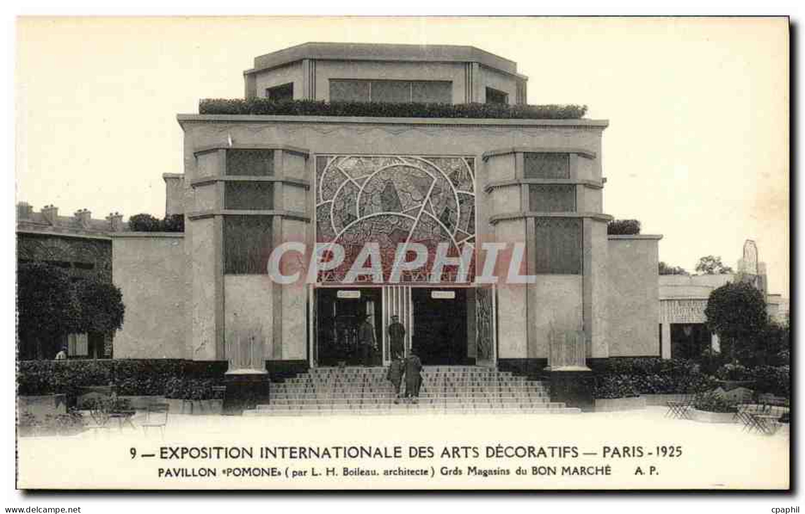 CPA Exposition Internationale Des Arts Decoratifs Paris 1925 Pavillon Pomone Grds Magasins Du Bon Ma - Esposizioni