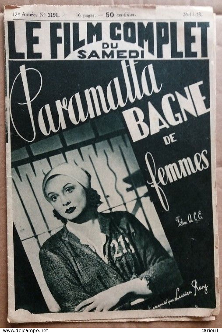 C1 PARAMATTA BAGNE DE FEMMES Zarah LEANDER - FILM COMPLET 1938 Douglas SIRK  Port Inclus France - Film/ Televisie