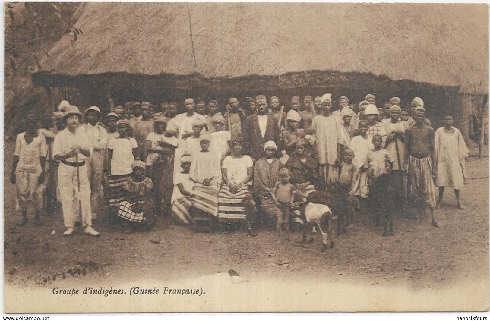 AFRIQUE GUINEE. GROUPE D INDIGENES - Guinée Française