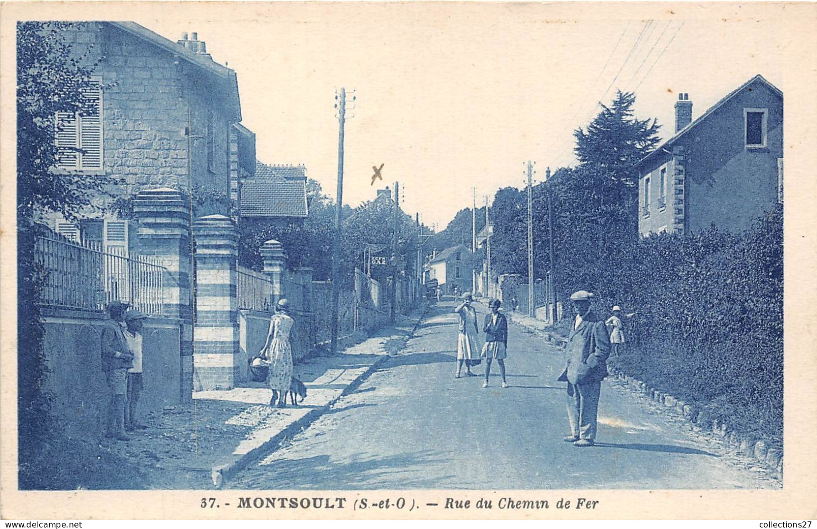 95-MONTSOULT- RUE DU CHEMIN DE FER - Montsoult