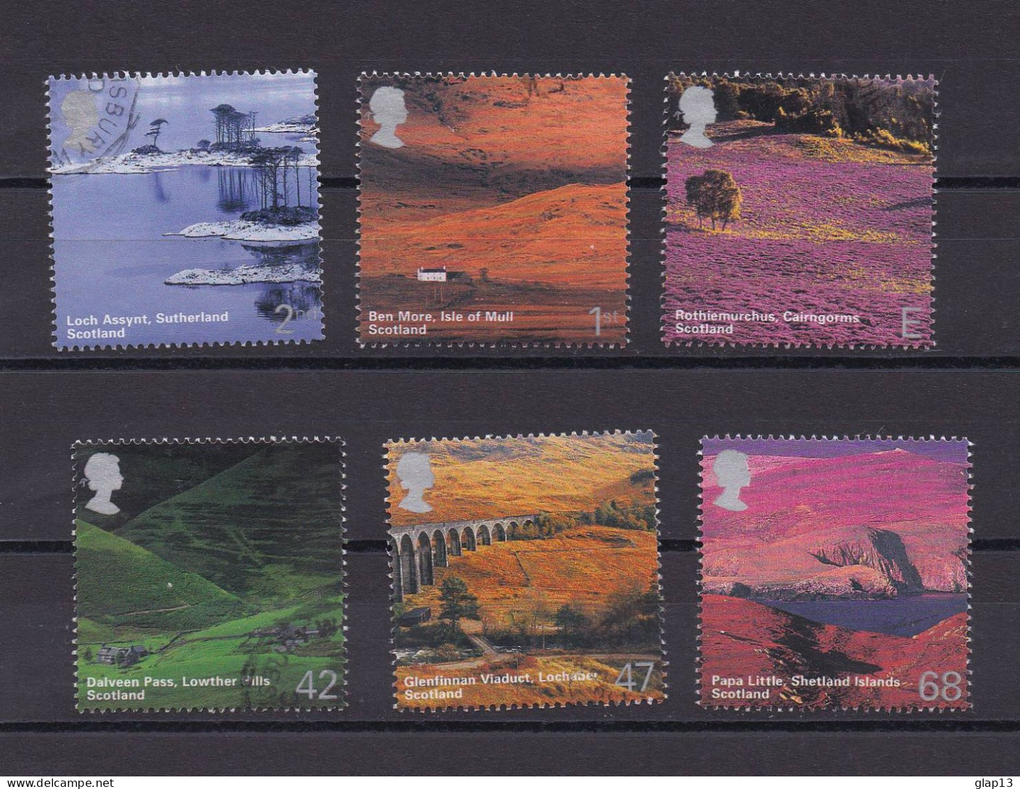 GRANDE-BRETAGNE 2003 TIMBRE N°2462/67 OBLITERE PAYSAGES - Used Stamps