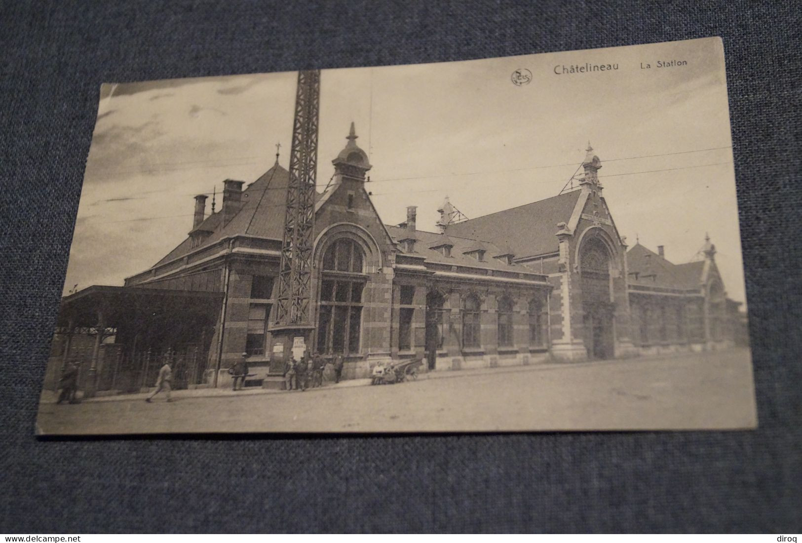 Gare De Châtelineau,la Station,1938,belle Oblitération De Farciennes - Chatelet