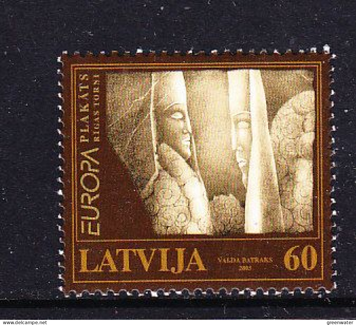 Europa Cept 2003 Latvia 1v ** Mnh (59558B) ROCK BOTTOM PRICE - 2003