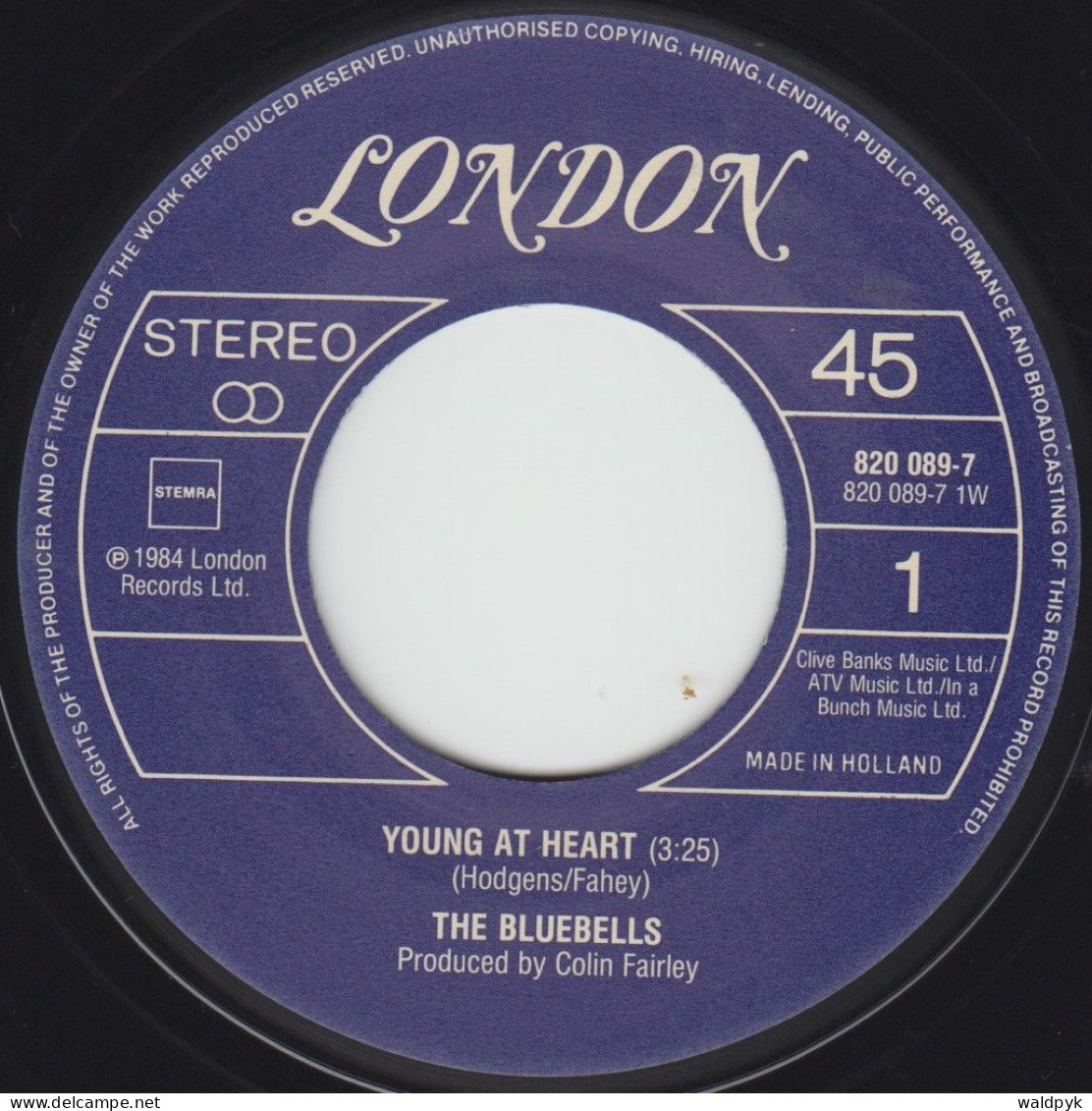 THE BLUEBELLS - Young At Heart - Autres - Musique Anglaise