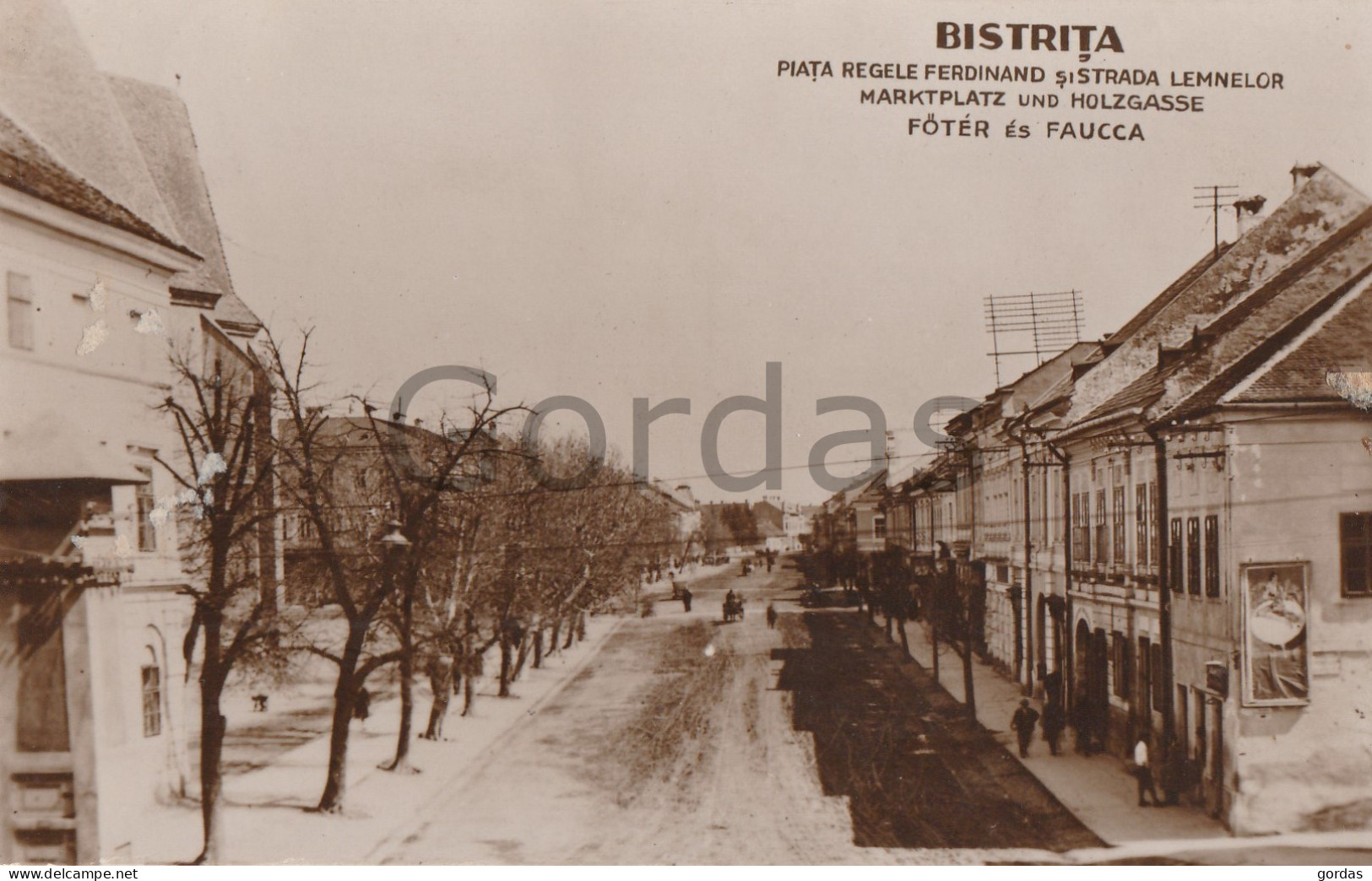 Romania - Bistrita Năsăud - Piata Regele Ferdinand Si Strada Lemnelor - Romania