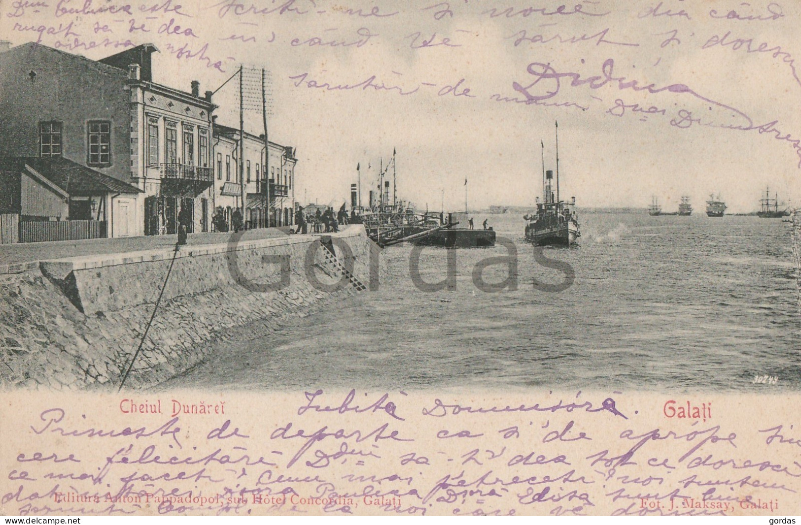 Romania - Galati - Cheiul Dunarii - Danube Steamer - Dampfer - Roumanie