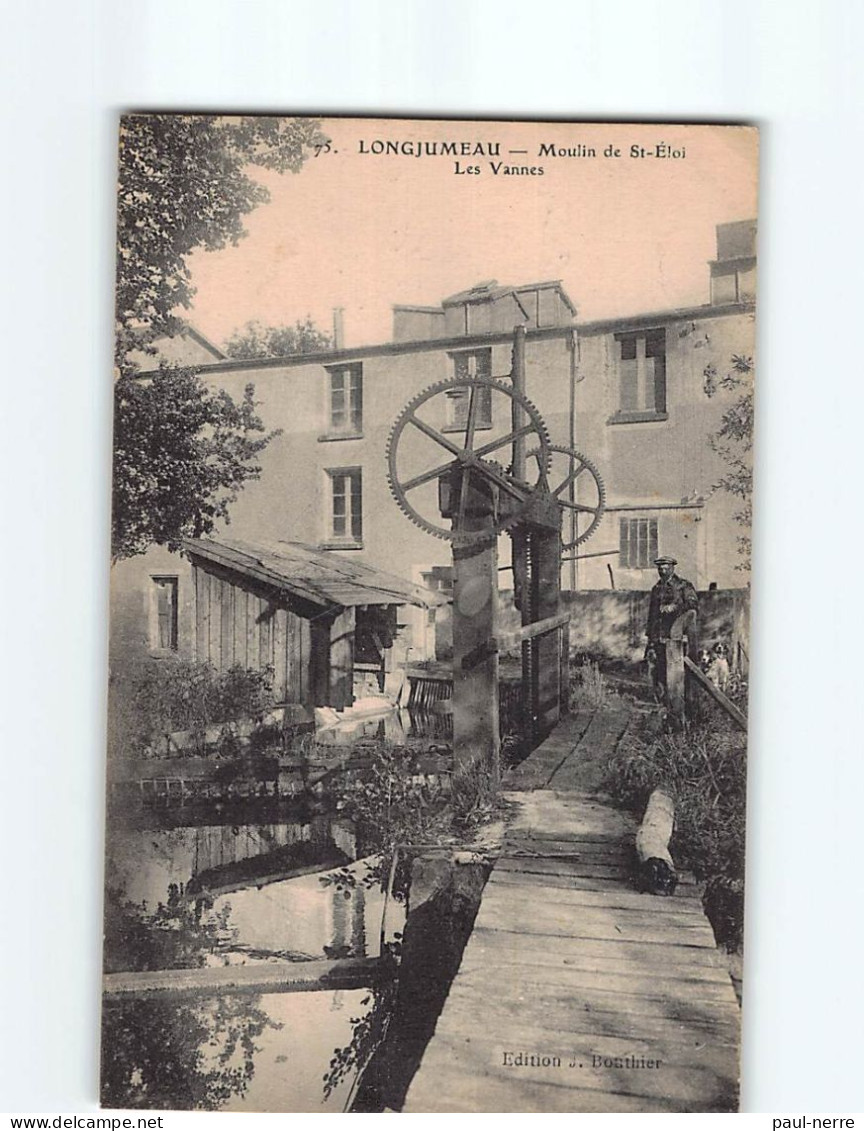 LONGJUMEAU : Moulin De Saint-Eloi, Les Vannes - Très Bon état - Longjumeau