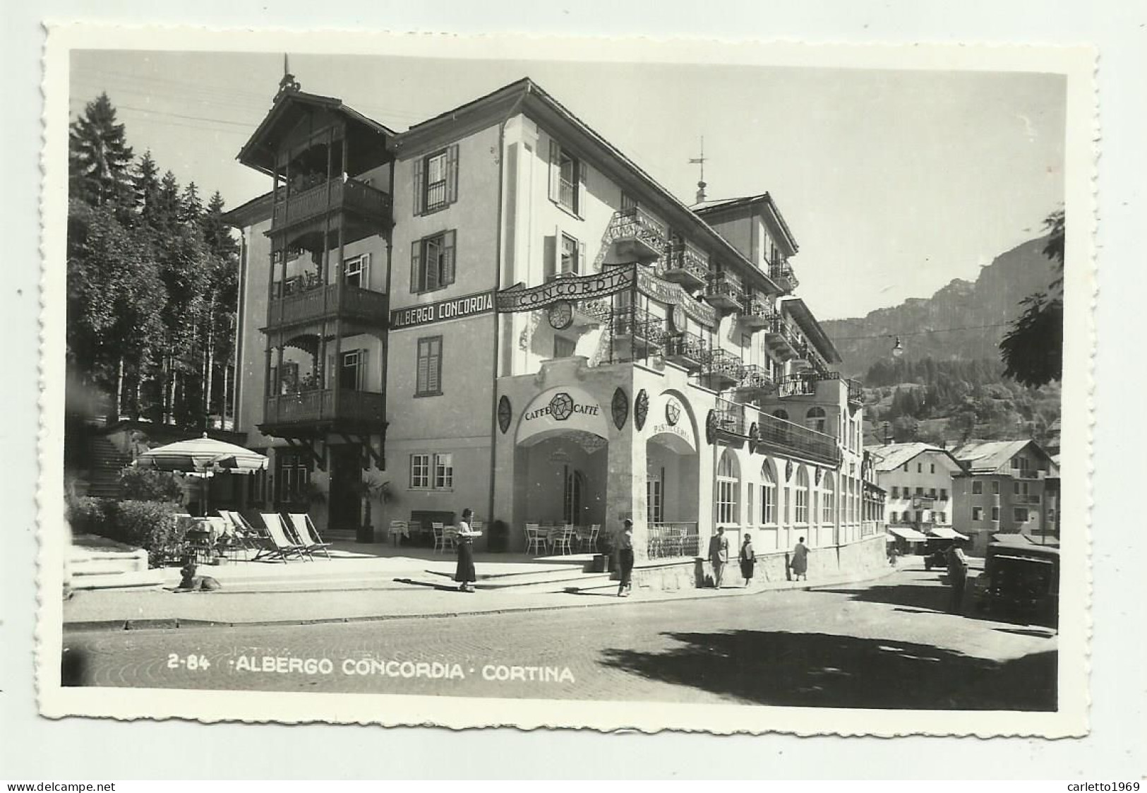 ALBERGO CONCORDIA - CORTINA - FOTOGRAFICA - NV FP - Belluno