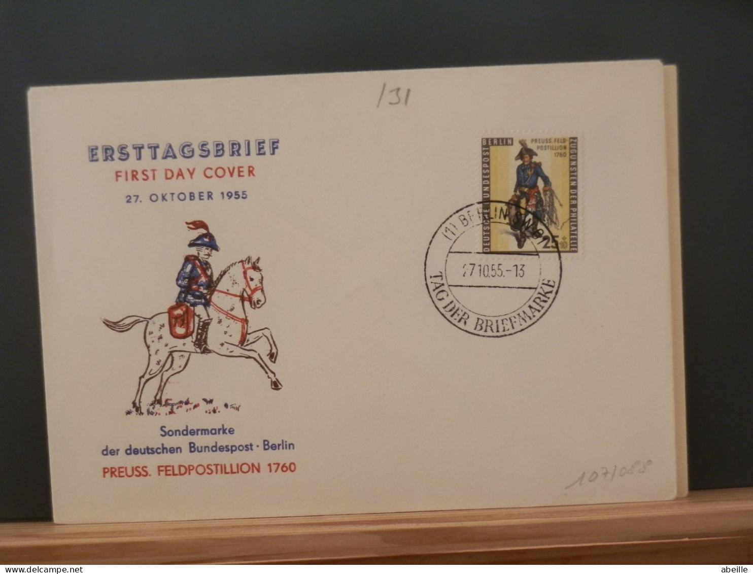 107/088 FDC  BERLIN 1955 NR. MICHEL 131 - 1948-1970