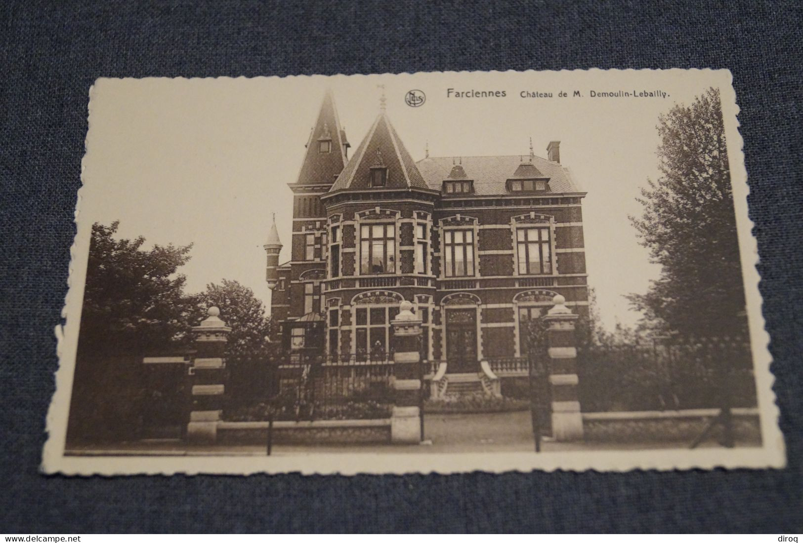 Farciennes,la Château Demoulin - Lebailly,très Belle Carte Ancienne - Farciennes