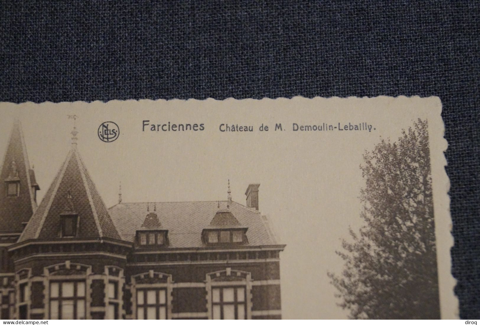 Farciennes,la Château Demoulin - Lebailly,très Belle Carte Ancienne - Farciennes