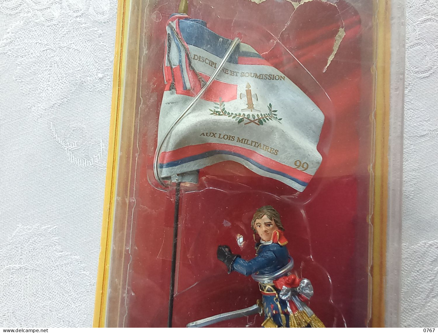 Figurine miniature militaire militaria général Napoléon Bonaparte au pont d Arcole 1796 ( bazarcollect28 )