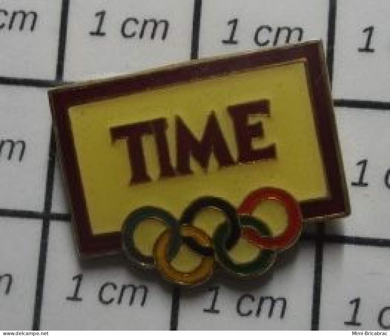 115c Pin's Pins / Beau Et Rare : MEDIAS / REVUE USA TIME JEUX OLYMPIQUES - Jeux Olympiques