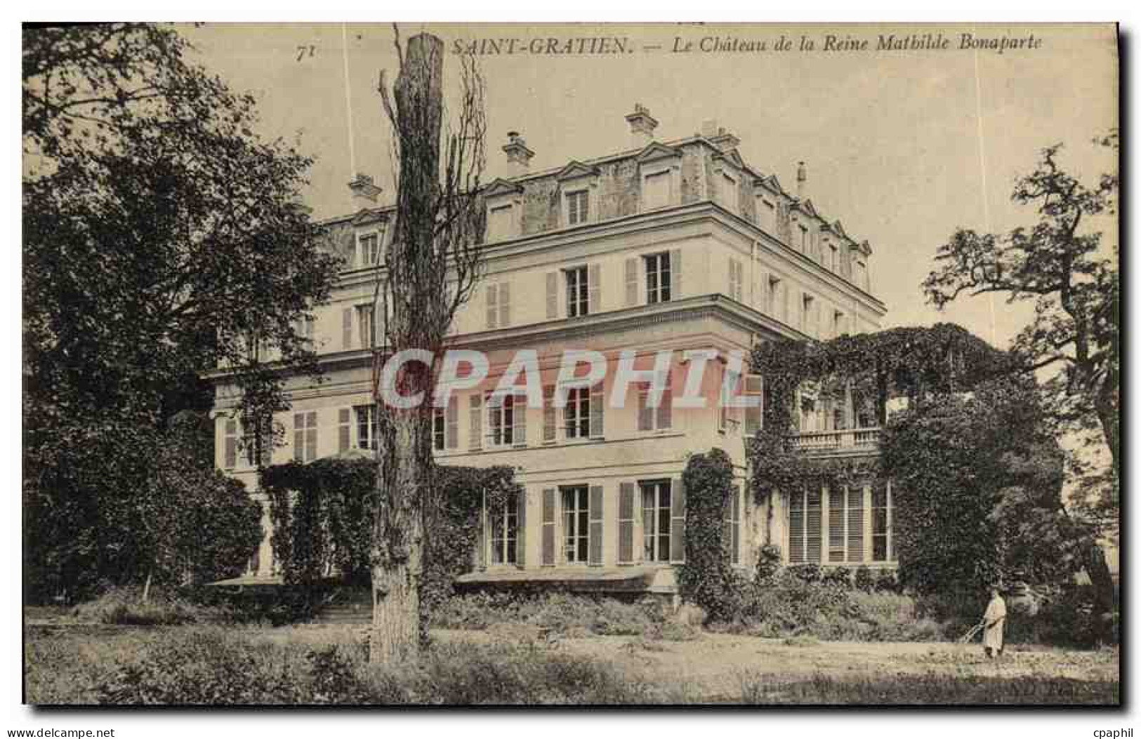 CPA Saint Gratien La Chateau De La Reine Mathilde - Saint Gratien