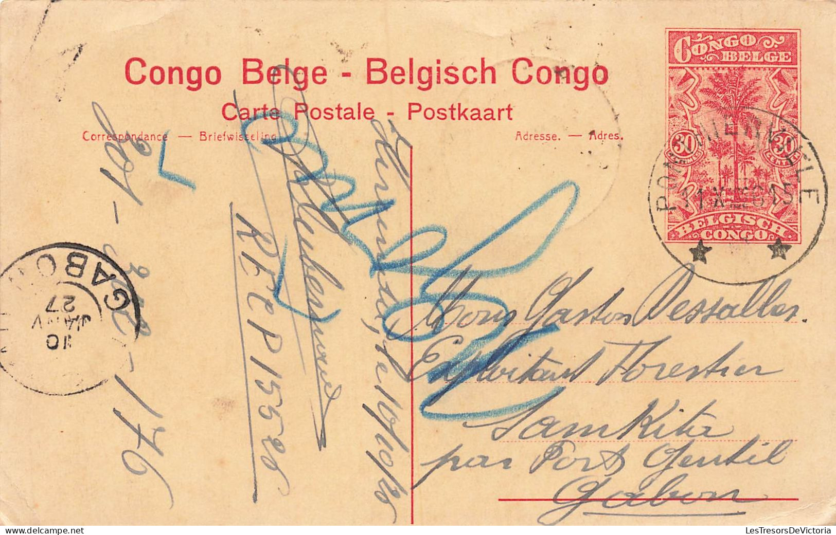 Congo Belge -   Enfants Makere - Scarification - Sein Nu - Tête Enserrée Des Enfants - Carte Postale Ancienne - Congo Belga