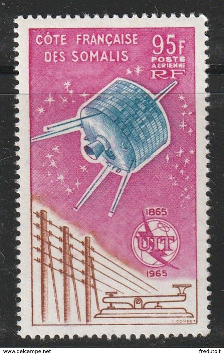 COTE Des SOMALIS - P.A N°42 ** (1965) U.I.T - Unused Stamps