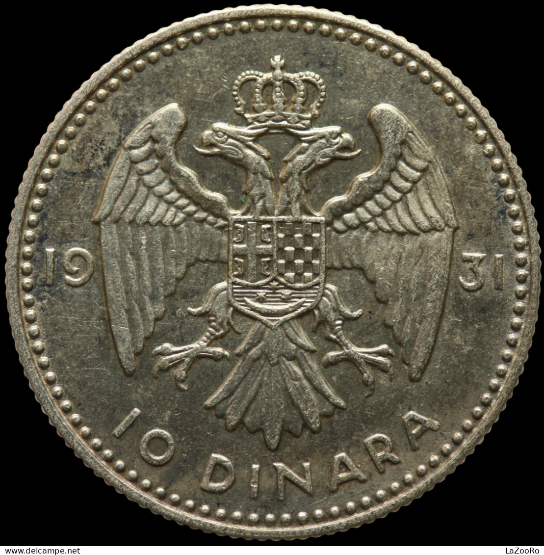 LaZooRo: Yugoslavia 10 Dinara 1931 XF / UNC - Silver - Yougoslavie