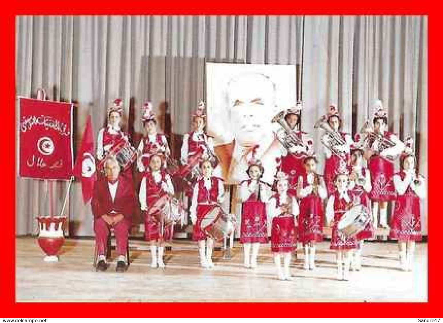 CPSM/gf KSAR-HELLAL (Tunisie)  Troupe Des Majorettes Musicale. *7980 - Tunisie