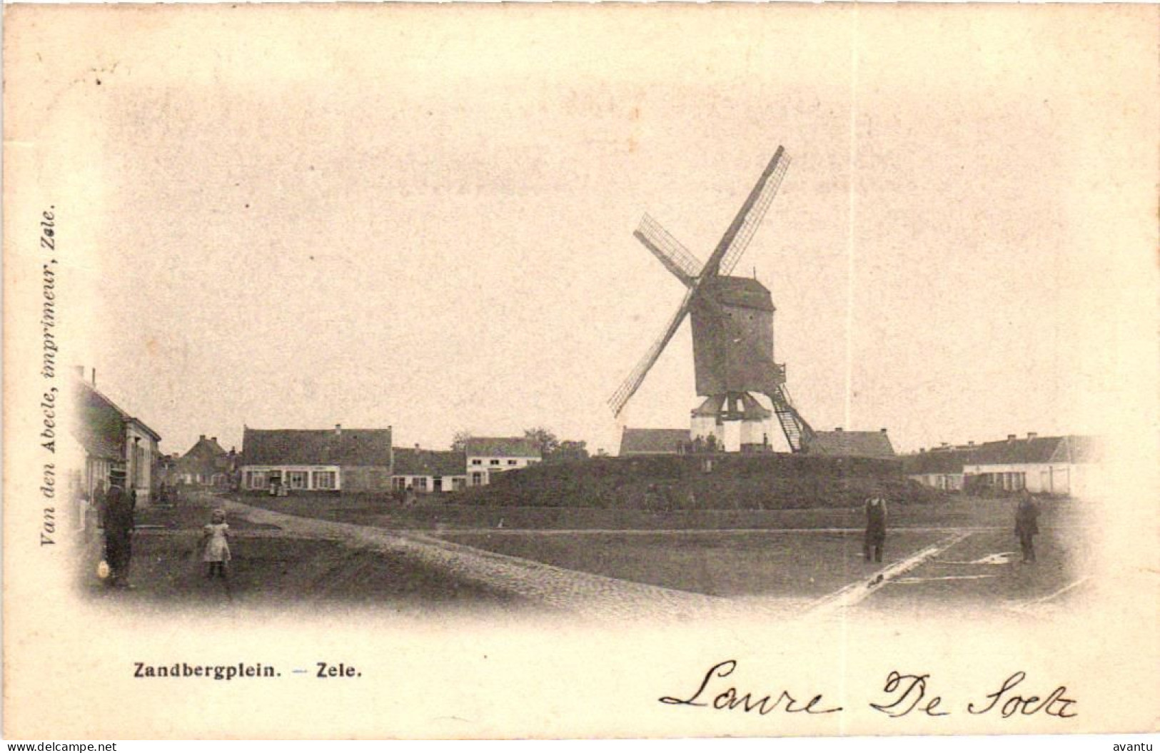 ZELE /  ZANDBERGPLAATS / MOLEN - Zele