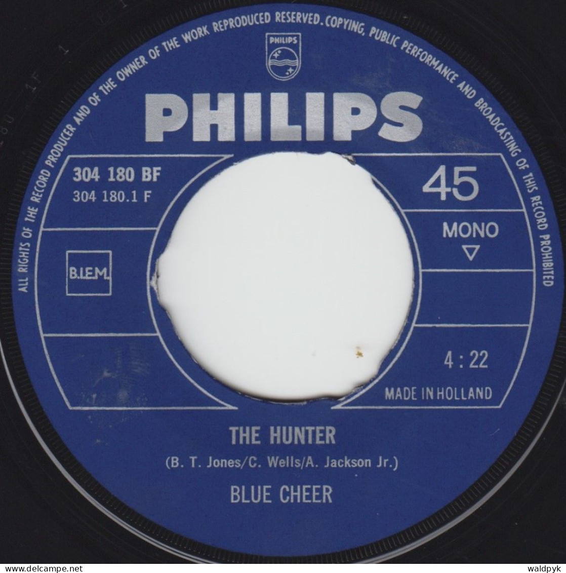 BLUE CHEER - The Hunter - Otros - Canción Inglesa