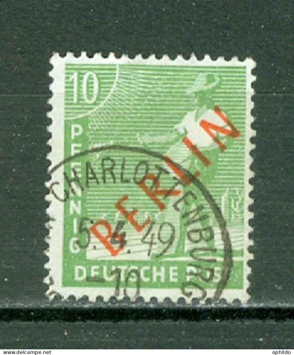 Berlin  Yvert  4 B  Ob  TB   - Used Stamps