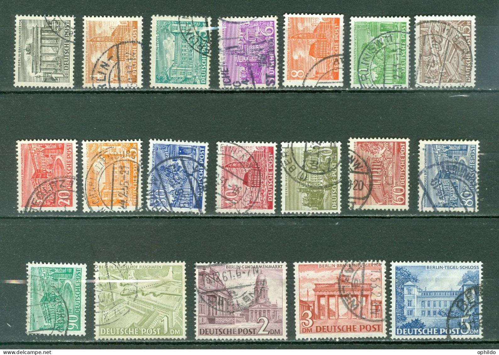 Berlin  Yvert 28/46  Ou Michel  42/60 Ob  TB  - Used Stamps