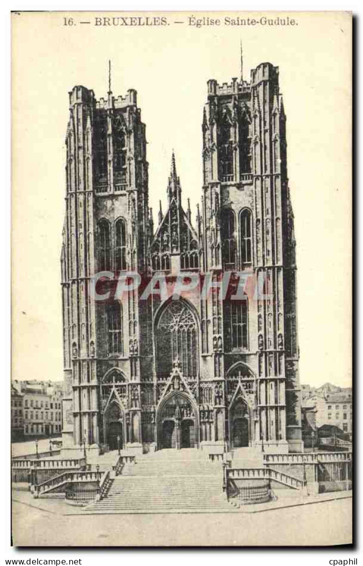 CPA Bruxelles Eglise Sainte Gudule - Monuments, édifices